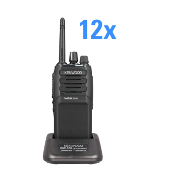 Set van 12 Kenwood ProTalk TK-3701D Digitale Portofoon