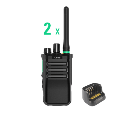 Set van 2 Caltta PH600 UHF DMR met enkelvoudige lader