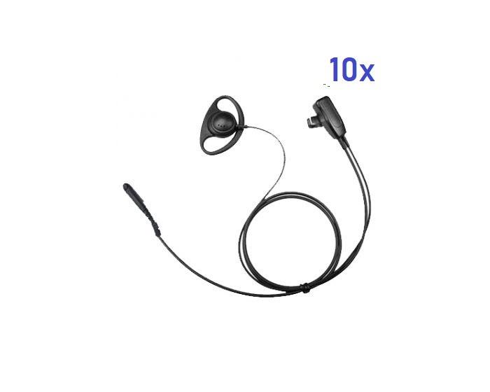 Incotech 10-pack beveiligings oortje D-vorm M5 | DCH1040-M5