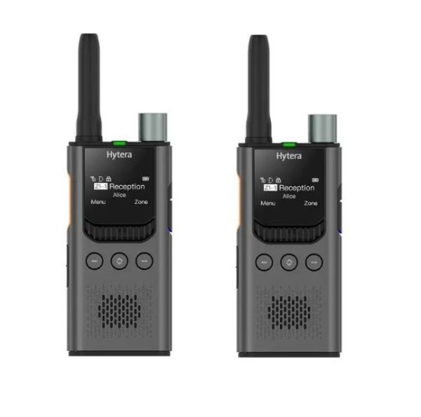 Set van 2 Hytera S1 PRO licentievrije 446-portofoons | S1 PRO grijs