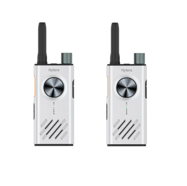 Set van 2 Hytera S1 licentievrije 446-portofoons | S1 wit