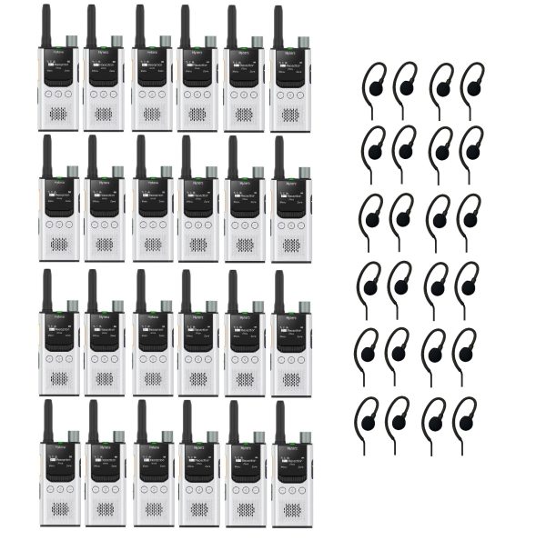 Set van 24 Hytera S1 PRO licentievrije 446-portofoons | S1 PRO wit