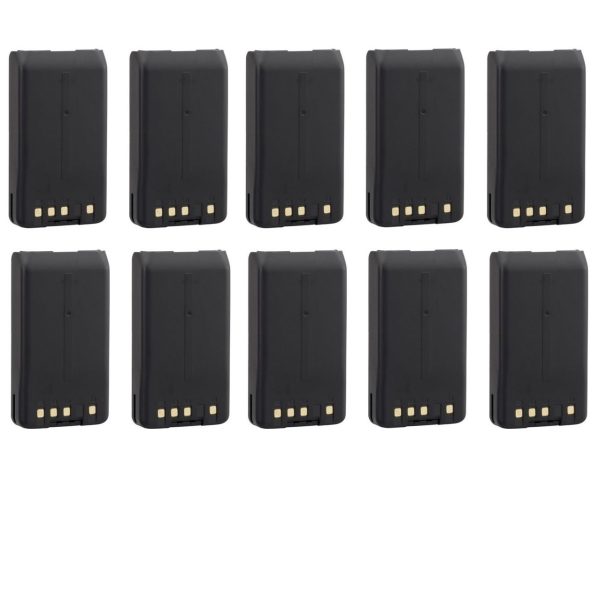 Set van 10 Kenwood li-ion accu 2000 mAh NX- en TK-serie BULKVERPAKKING | KNB-57L