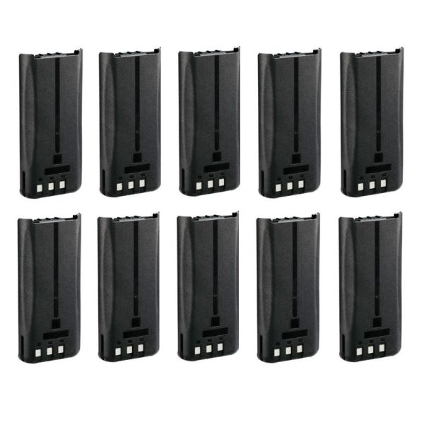 Set van 10 Kenwood li-ion accu 1900 mAh NX1200- en NX1300-serie BULKVERPAKKING | KNB-84L