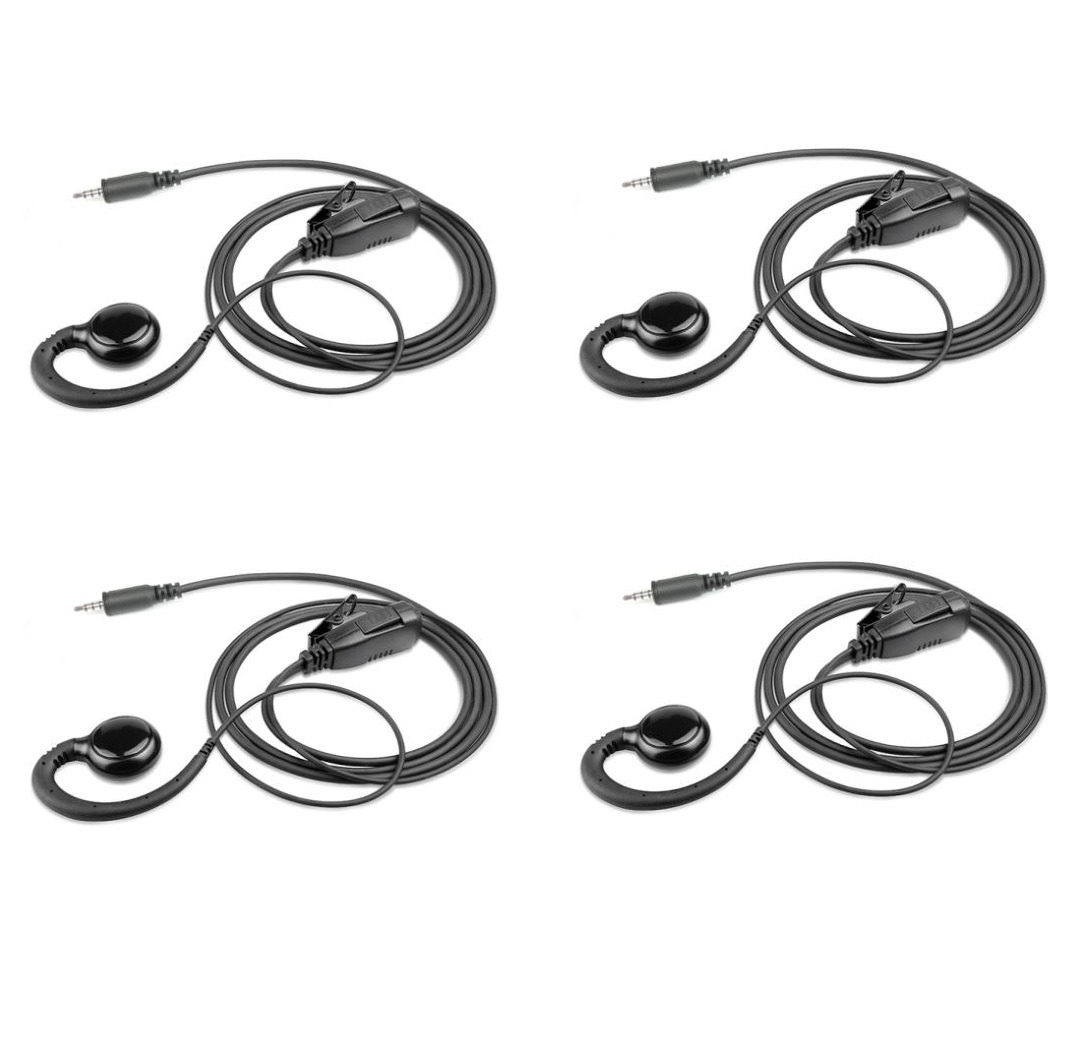 Set van 4 security oortjes C-ring voor Hytera S1 en Hytera S1 PRO portofoons | SV-3327-H1-1W