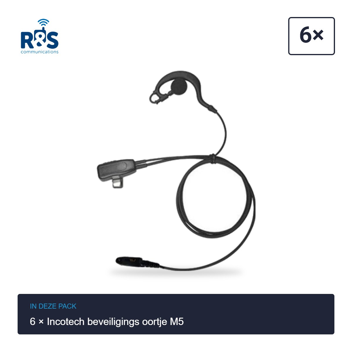 Incotech beveiligings oortje M5 – los of per pack | ECH1040M5 - Afbeelding 3