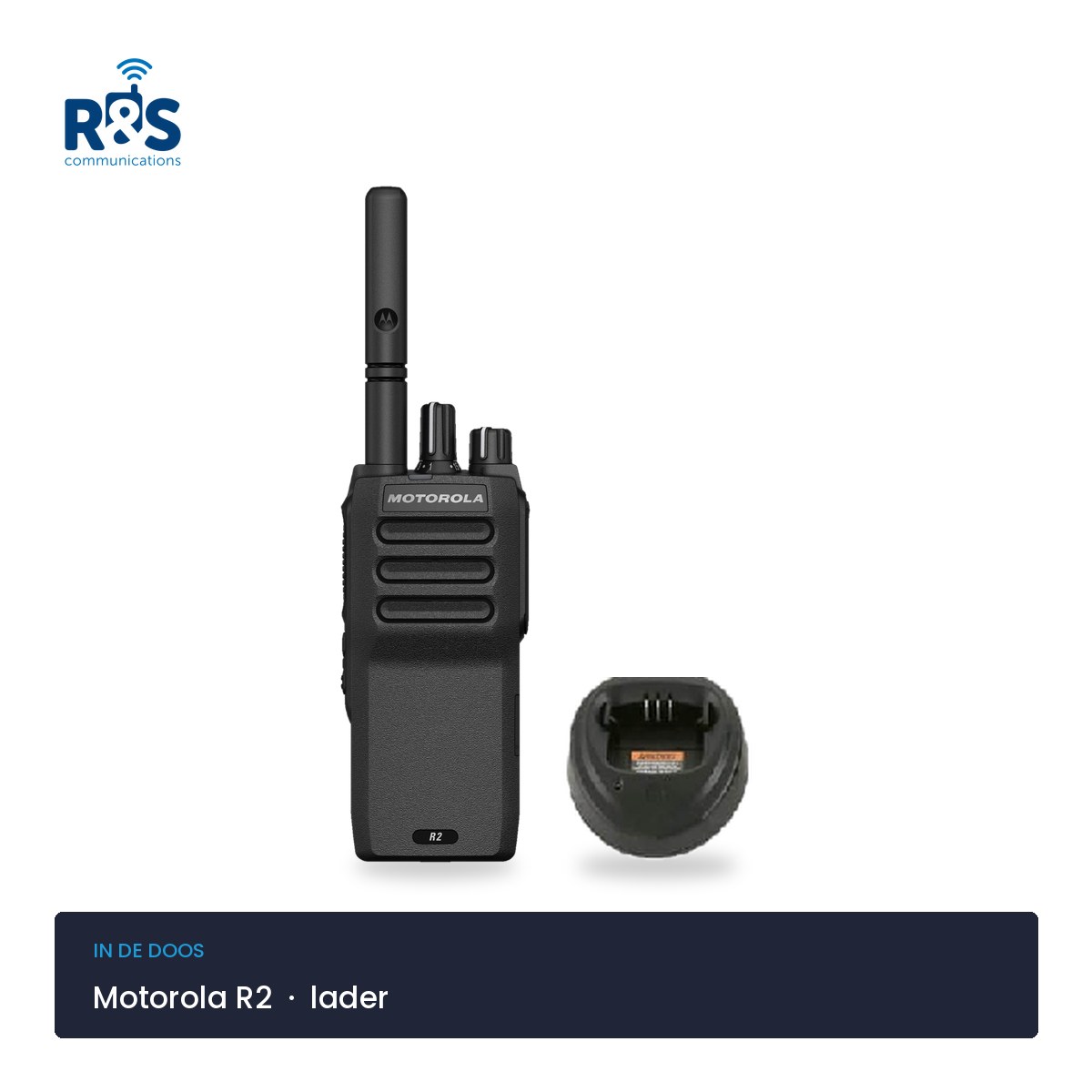 Motorola R2 portofoon – los of als set - Afbeelding 2
