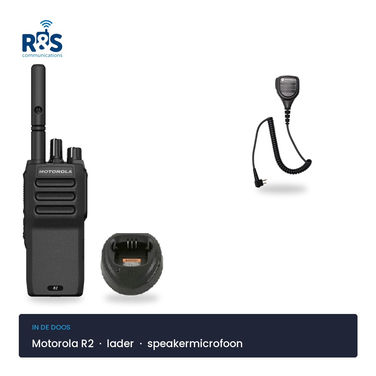 Motorola R2 portofoon – los of als set - Afbeelding 4
