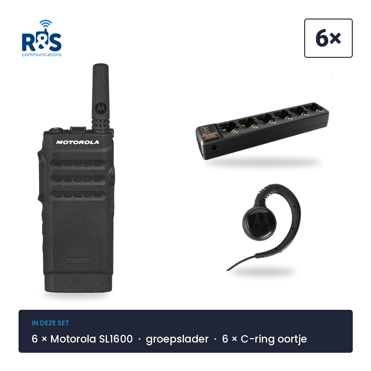 Motorola SL1600 portofoon – los of als set - Afbeelding 3